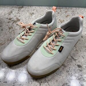 Teva S/N 1124040 Casual‎ Sneakers, Size 11 Women's, Light Beige Shoes